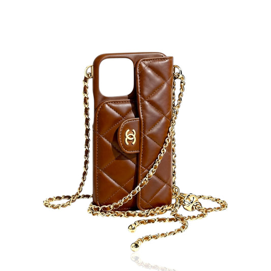 Coque de téléphone CC Marron