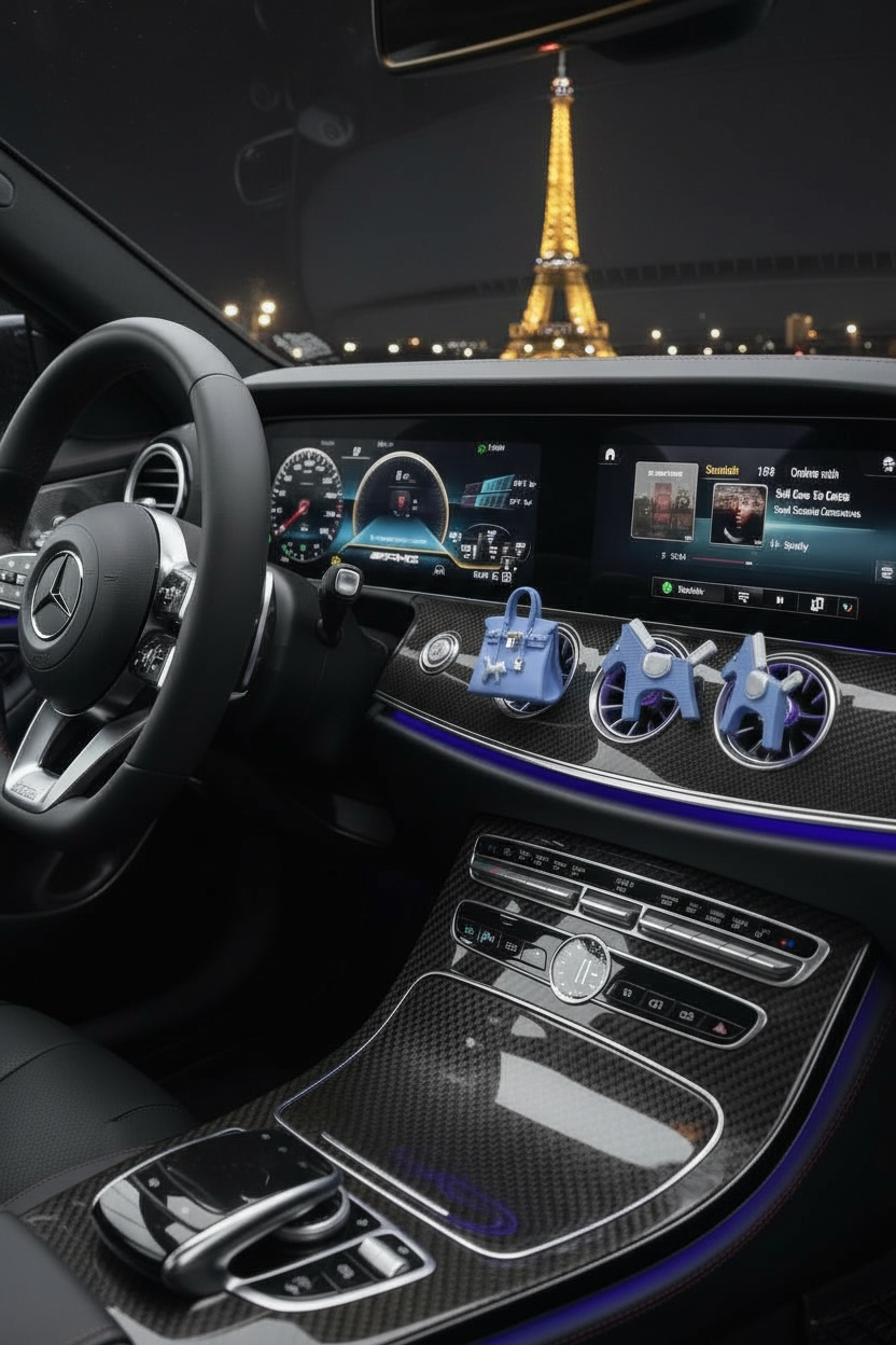 Diffuseur voiture inspiration sac Birkin